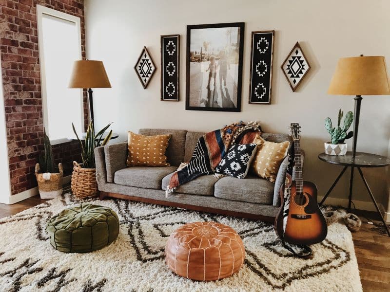 Textured Earth Tone Decor Nazmiyal