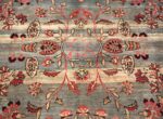 Center Of Shabby Chic Antique Perisan Kerman Rug 70381 by Nazmiyal NYC