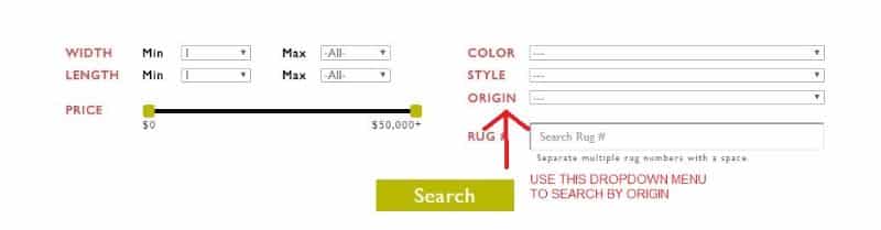 How to Search by Origin How to Search by Origin Nazmiyal