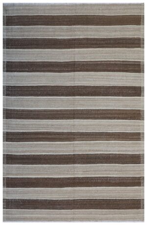 Modern Flat Weave Rug 801347630 by Nazmiyal NYC