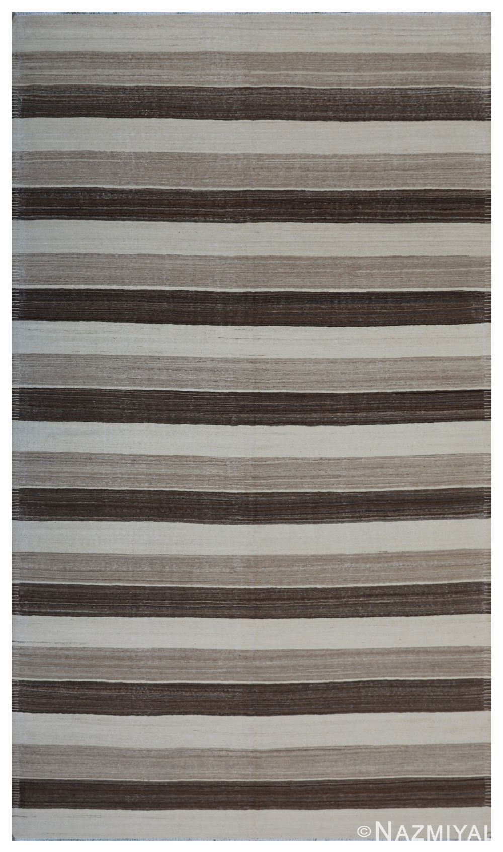 Modern Flat Weave Rug 801328144 by Nazmiyal NYC