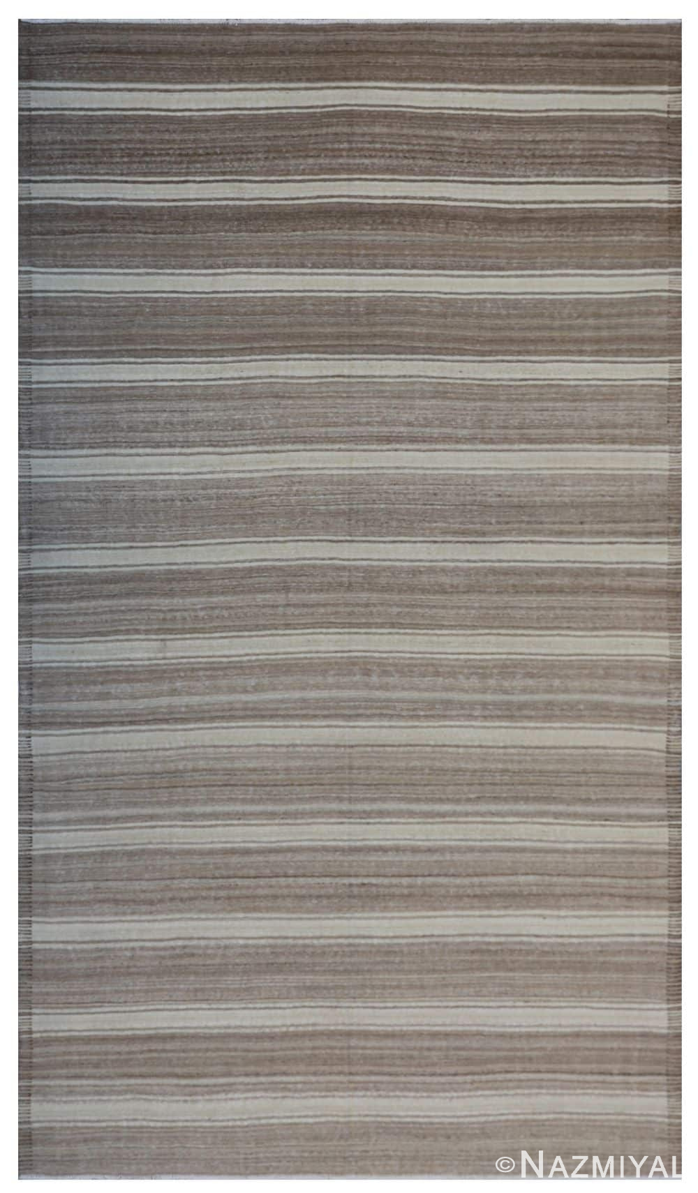 Modern Flat Weave Rug 801370125 by Nazmiyal NYC