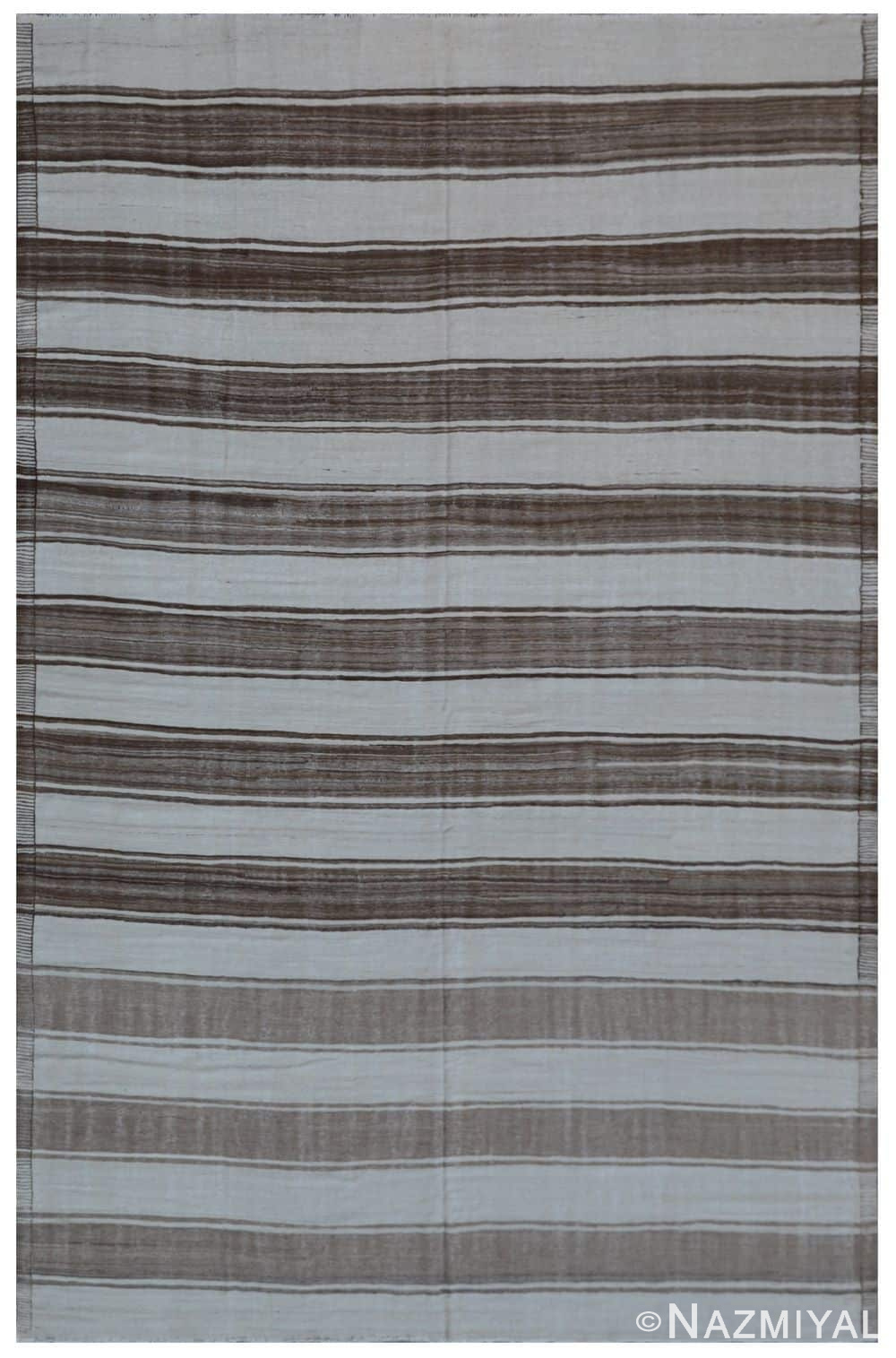 Modern Flat Weave Rug 801428071 by Nazmiyal NYC
