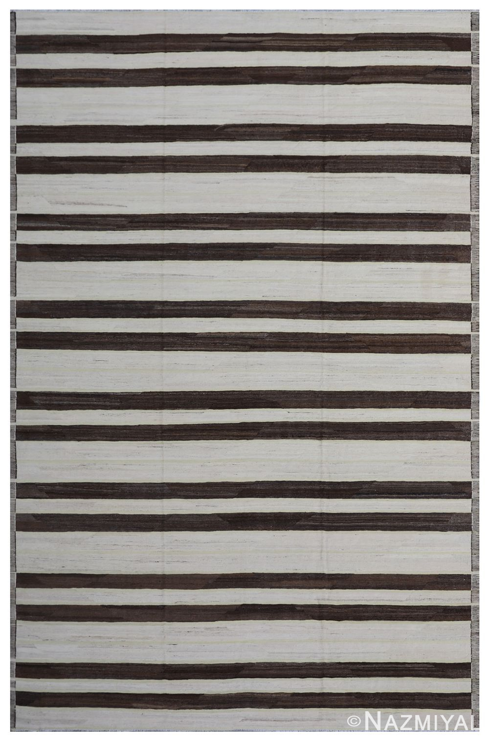 Modern Flat Weave Rug 801750910 by Nazmiyal NYC