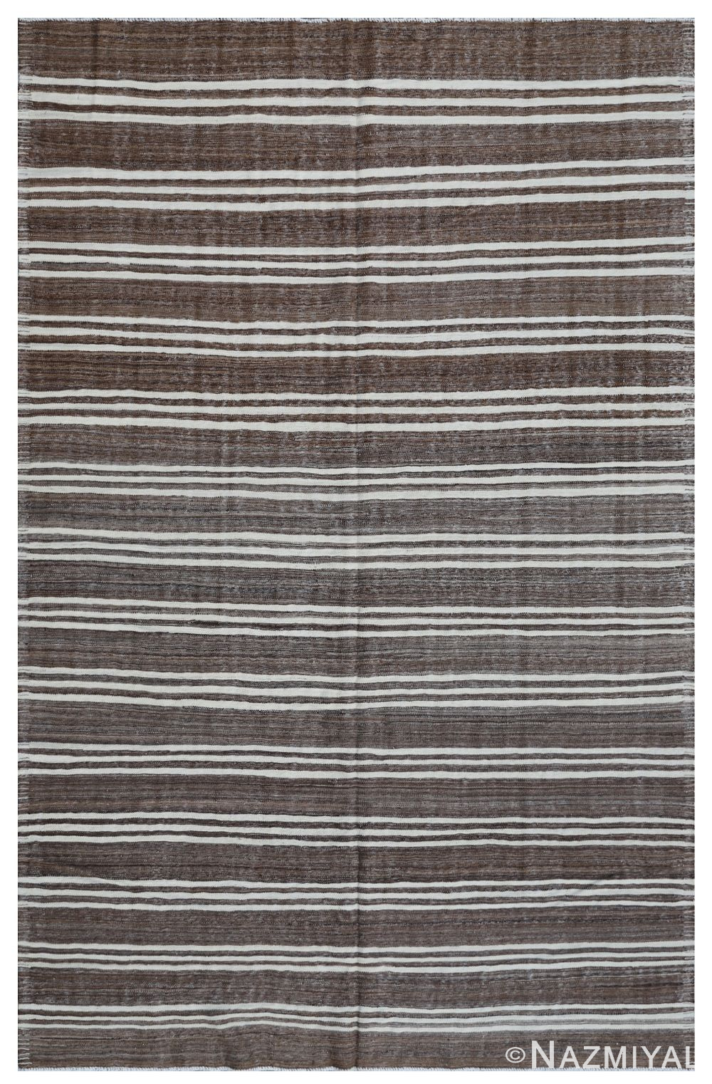 Modern Flat Weave Rug 802087514 by Nazmiyal NYC