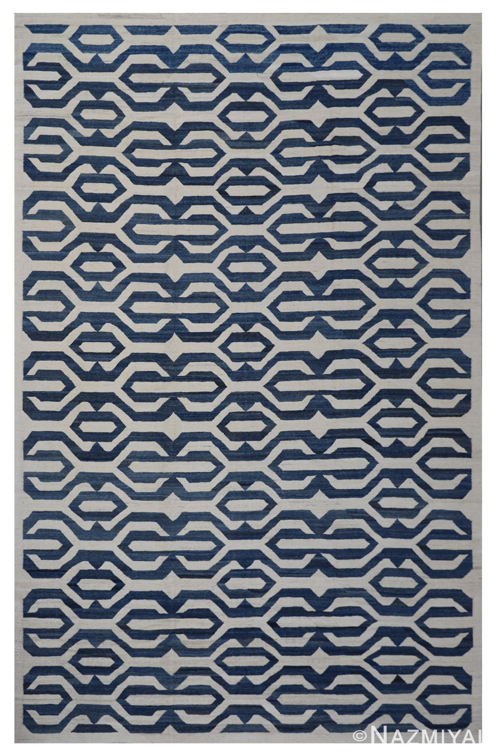 Modern Flat Weave Rug 802088810 by Nazmiyal NYC