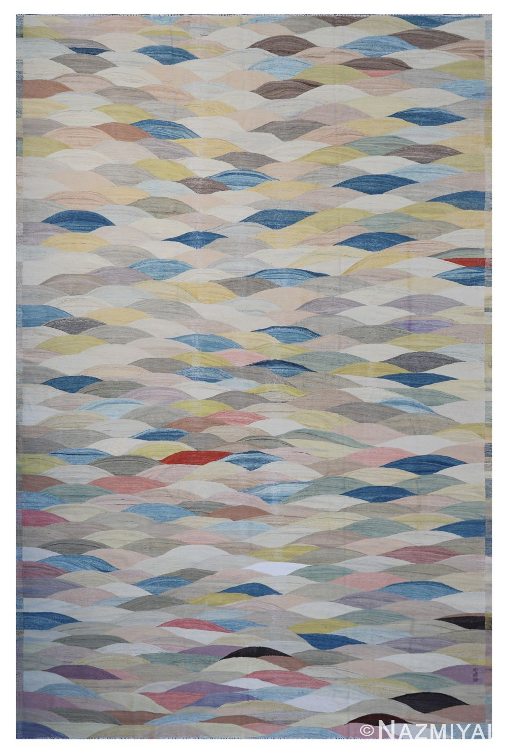 Modern Flat Weave Rug 802090412 by Nazmiyal NYC