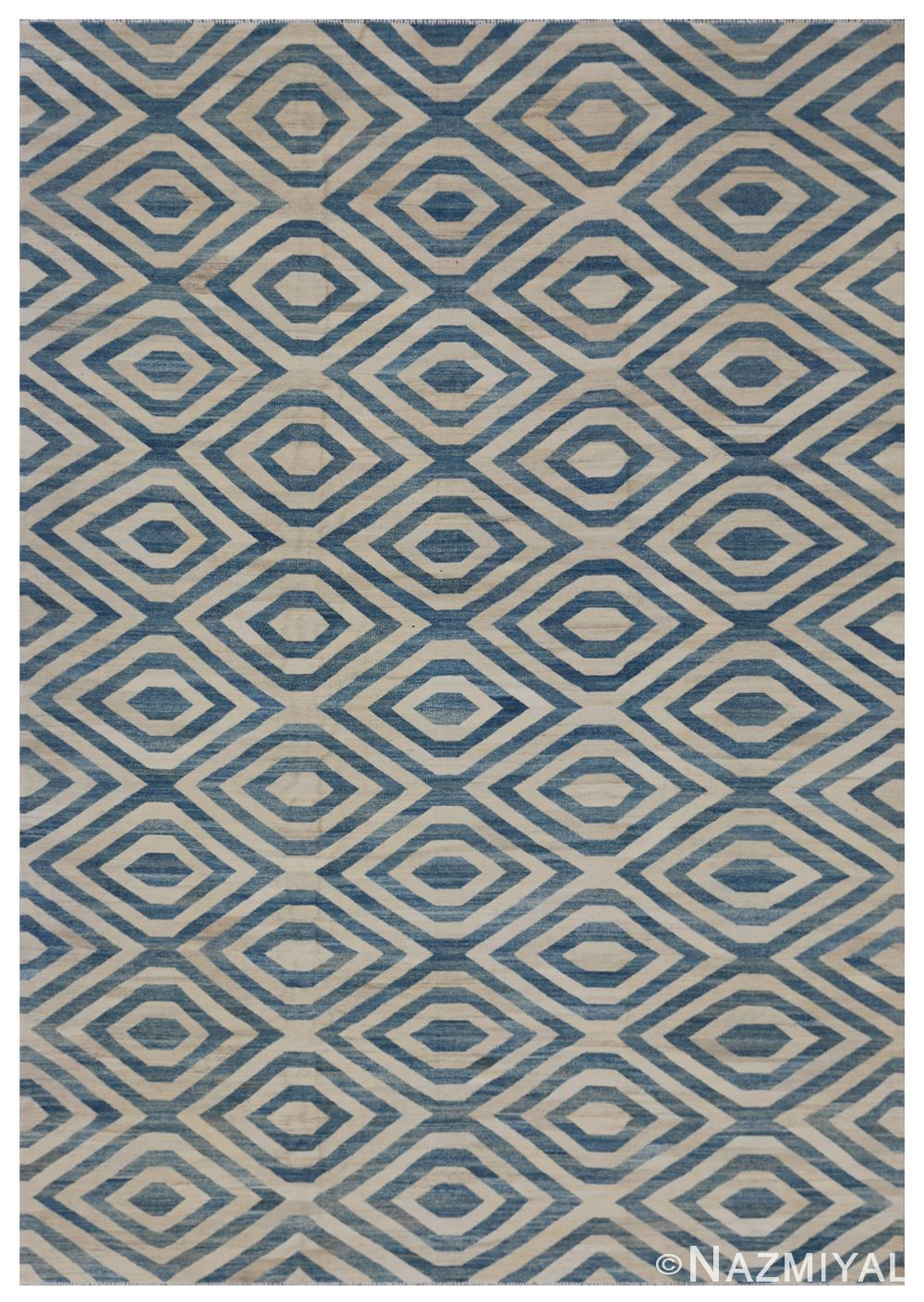 Modern Flat Weave Rug 802090759 by Nazmiyal NYC