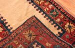 Weave Of Antique Caucasian Moghan Runner Rug 70170 by Nazmiyal NYC