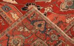 Weave Of Antique Persian Serapi Rug 70349 by Nazmiyal NYC