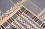 Weave Of Vintage Scandinavian Swedish Kilim Rug 70364 by Nazmiyal NYC