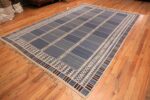 Whole View Of Vintage Scandinavian Swedish Kilim Rug 70364 by Nazmiyal NYC