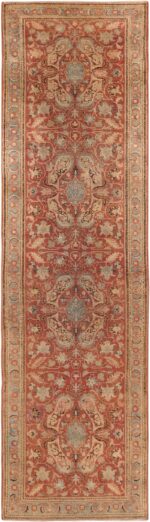 Antique Persian Tabriz Runner Rug 70287 by Nazmiyal NYC