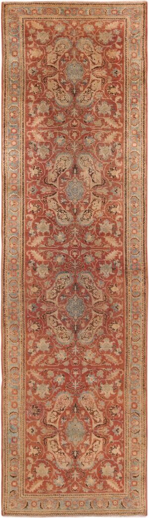 Antique Persian Tabriz Runner Rug 70287 by Nazmiyal NYC