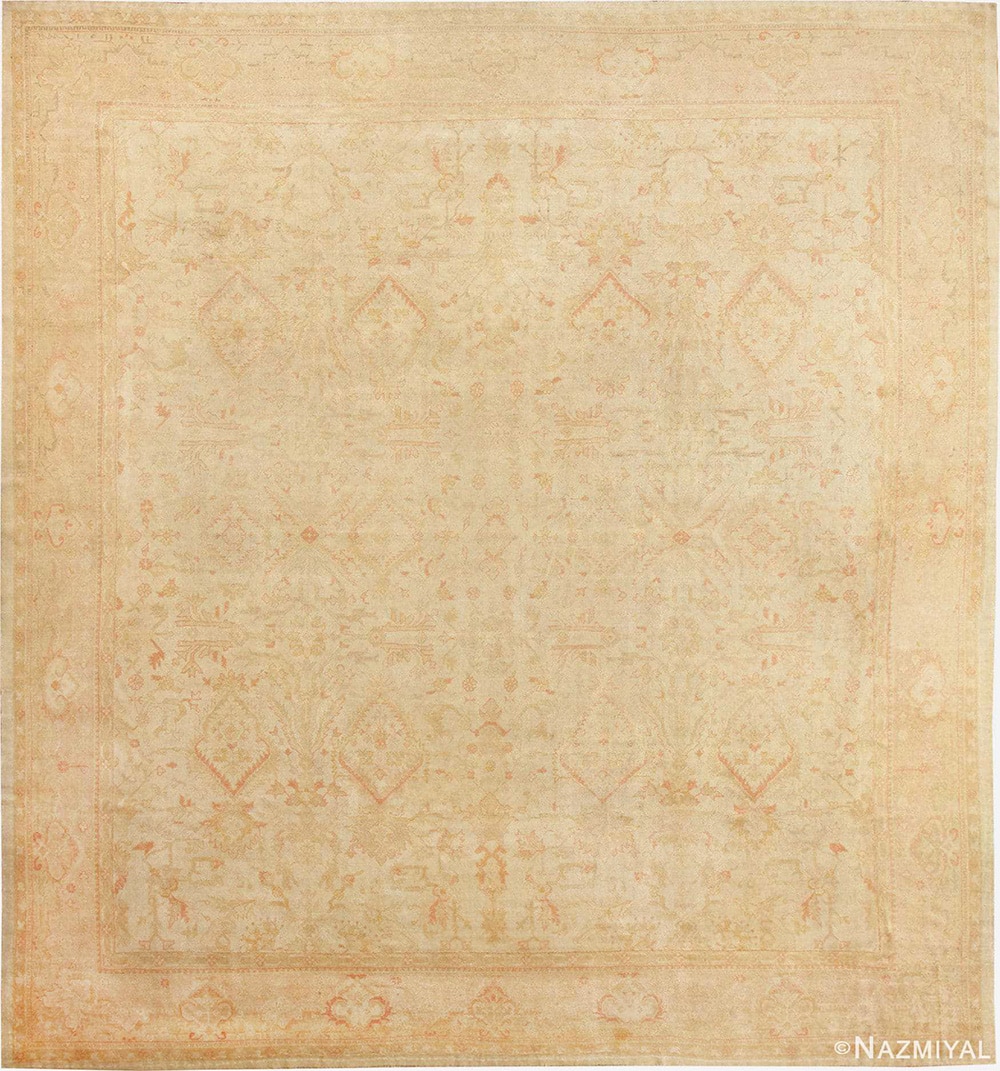 Antique Turkish Oushak Rug Antique Turkish Oushak Rug #48377 by Nazmiyal Antique Rugs