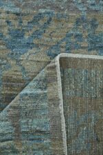 Back Of Modern Oushak 60078 by Nazmiyal NYC