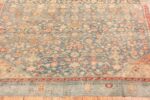 Border Of Light Blue Antique Persian Malayer Rug 70434 by Nazmiyal NYC