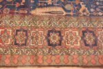 Border Of Large Antique Persian Bakshaish Rug 70432 by Nazmiyal NYC