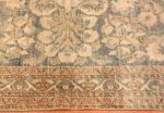 Border Of Shabby Chic Antique Persian Malayer Runner Rug 70436 by Nazmiyal NYC