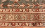 Border Of Tribal Earth Tone Persian Malayer Rug 70443 Nazmiyal