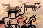 Close Up Vintage Olga Fisch Ecadorian Rug 70385 by Nazmiyal NYC