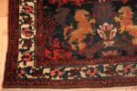 Corner Of Antique Persian Kurdish Bidjar Runner Rug 70310 by Nazmiyal NYC