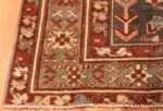 Corner Of Tribal Earth Tone Persian Malayer Rug 70443 Nazmiyal