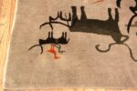 Corner Of Vintage Olga Fisch Ecadorian Rug 70385 by Nazmiyal NYC