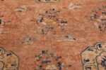 Details Antique Shabby Chic Silk Chinese Rug 70303 by Nazmiyal NYC