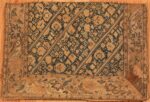 Left Side Of Antique Safavid Textile 46133 Color Detail by Nazmiyal NYC