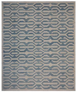 Modern Flat Weave Rug 802090017 by Nazmiyal NYC