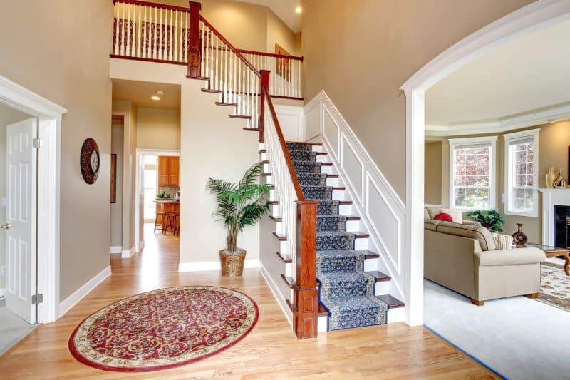 Round Rug Entryway Nazmiyal