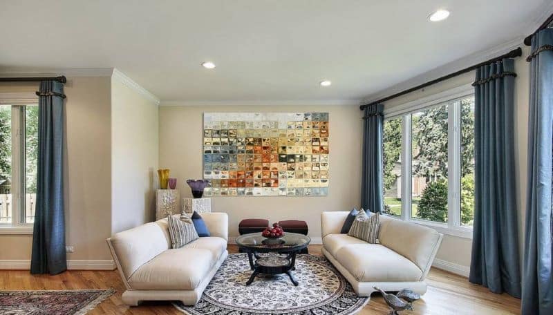 Round Rug Living Room Nazmiyal