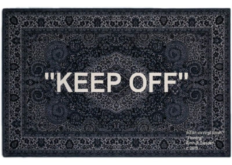 Virgil Abloh Ikea Rug Nazmiyal