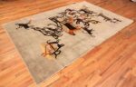 Side Of Vintage Olga Fisch Ecadorian Rug 70385 by Nazmiyal NYC