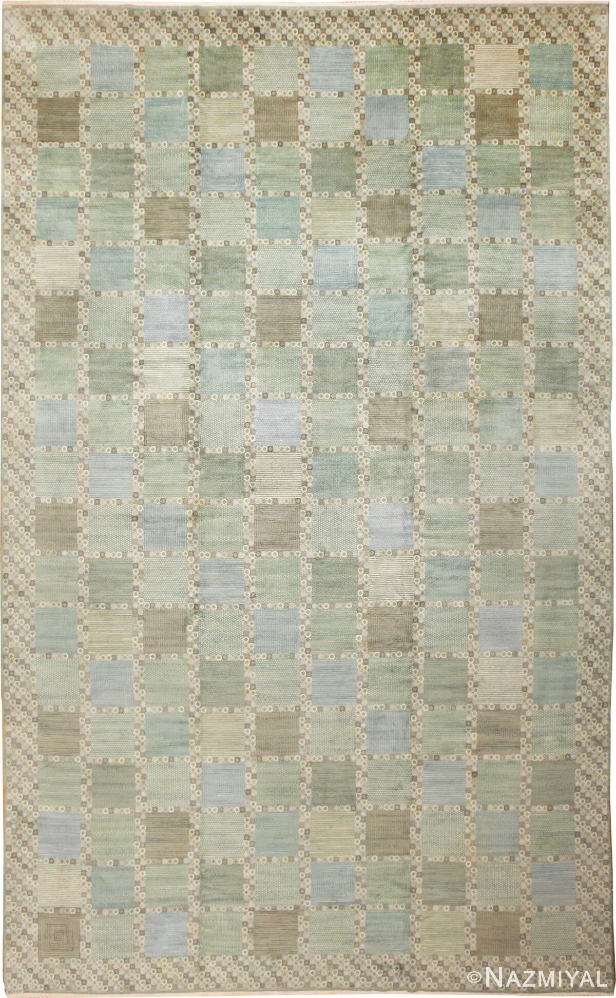 Oversized Vintage Scandinavian Marta Maas Barbro Nilson Rug 70366 by Nazmiyal Antique Rugs NYC