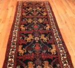 Whole View Of Antique Persian Kurdish Bidjar Runner Rug 70310 by Nazmiyal NYC