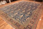 Whole View Of Large Antique Persian Bakshaish Rug 70432 by Nazmiyal NYC
