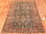 Whole View Of Tribal Earth Tone Persian Malayer Rug 70443 Nazmiyal