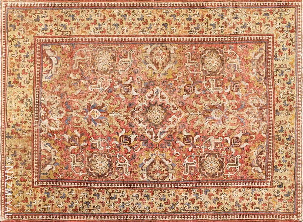 Antique Caucasian Kuba Blossom Rug Antique Caucasian Kuba Blossom Rug #48855 by Nazmiyal Antique Rugs