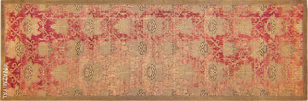 Antique Italian Velvet Textile Antique Italian Velvet Textile #41961 by Nazmiyal Antique Rugs