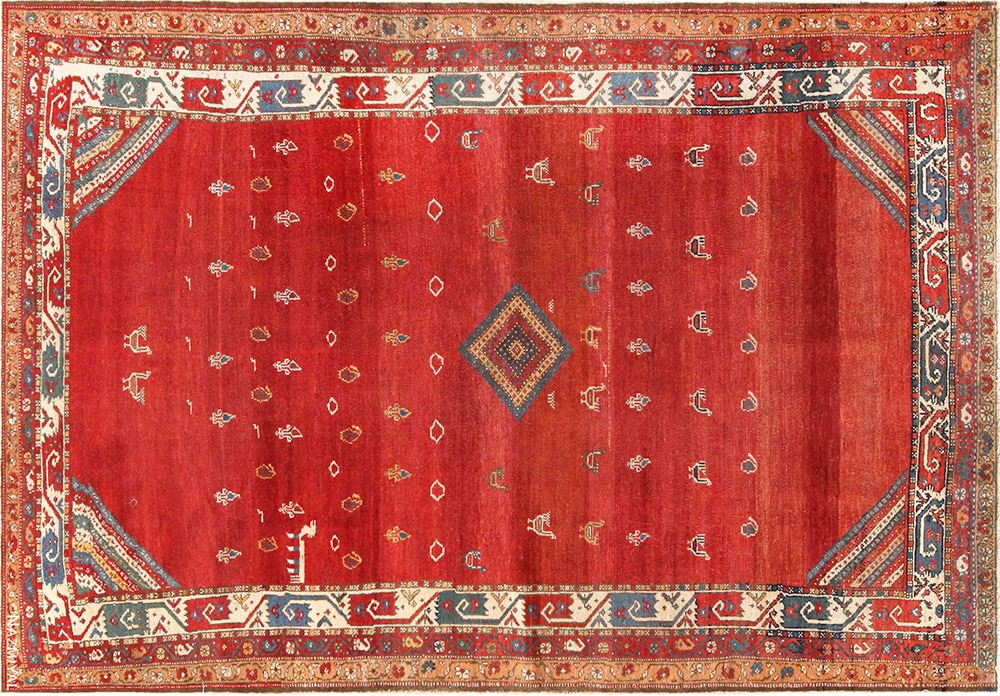 Antique Persian North West Persian Rug #72073 Antique Persian North West Persian Rug #72073 by Nazmiyal Antique Rugs