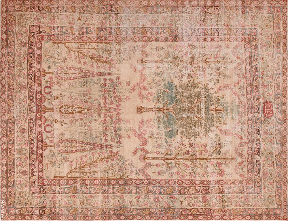 Antique Persian Kerman Rug #72145 Antique Persian Kerman Rug #72145 by Nazmiyal Antique Rugs