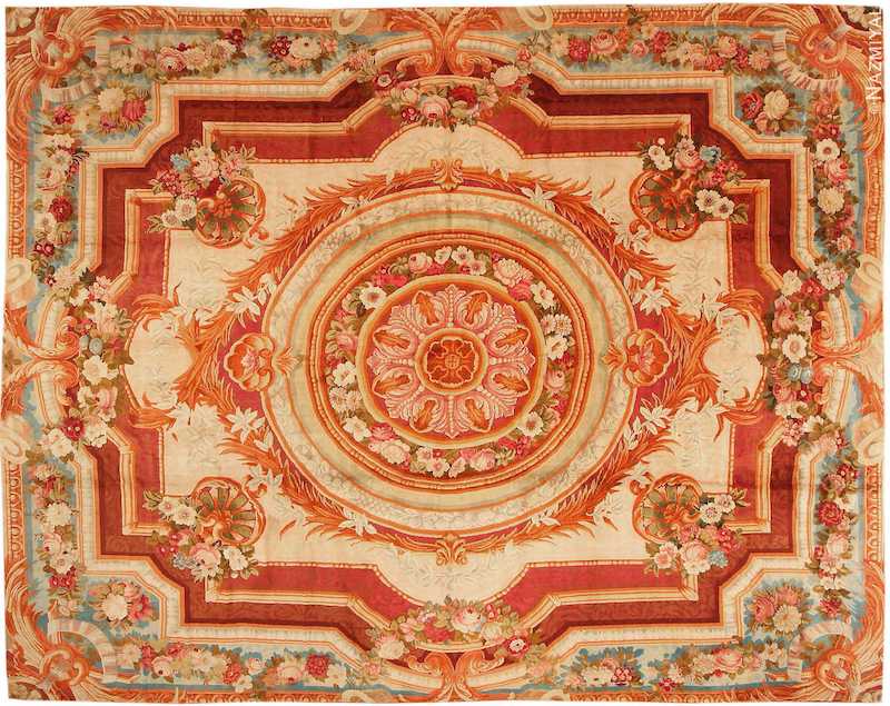 Large Antique English Axminster Rug Large Antique English Axminster Rug Nazmiyal