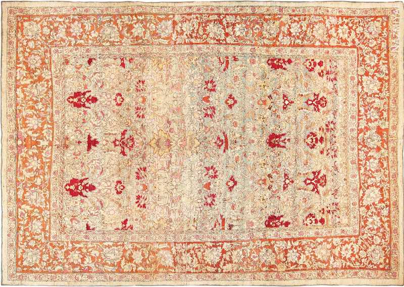 Antique Indian Agra Rug Antique Indian Agra Rug Nazmiyal