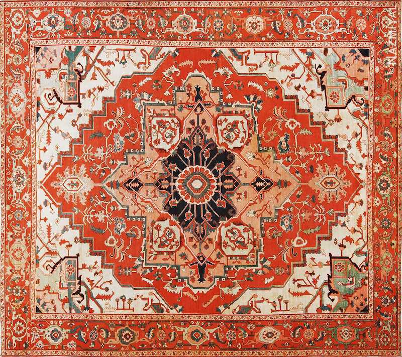 Antique Persian Serapi Rug Antique Persian Serapi Rug Nazmiyal