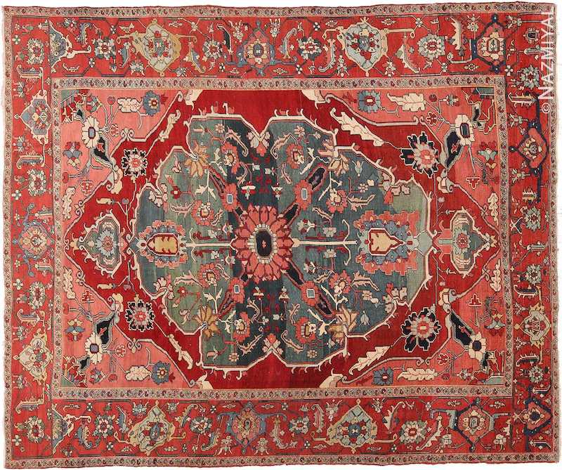 Antique Persian Serapi Rug Antique Persian Serapi Rug Nazmiyal
