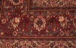 Detail Antique Persian Mashad Amoghli Rug 70395 by Nazmiyal NYC