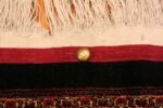 Emblem On Antique Persian Mashad Amoghli Rug 70395 by Nazmiyal NYC