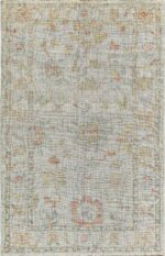 Soft Ivory Tribal Modern Turkish Oushak Area Rug 60474 by Nazmiyal Antique Rugs